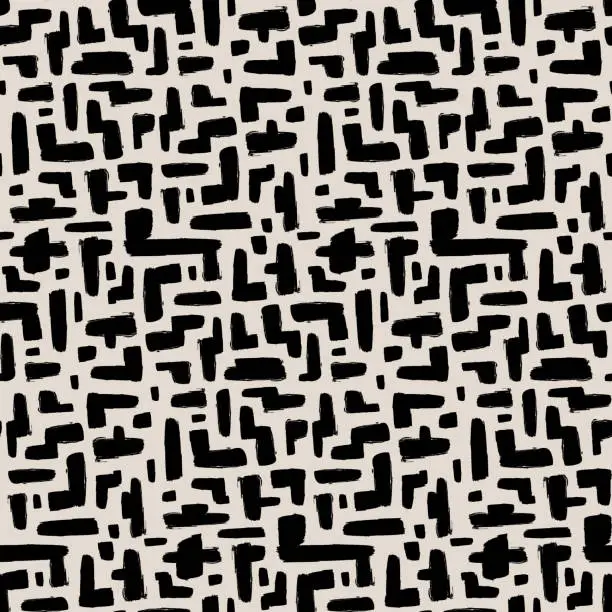 Vector illustration of Grunge Spotty Seamless Pattern
