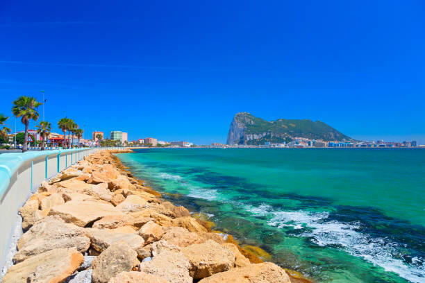 istock Panoramic view of Gibraltar, Europe 1488147827