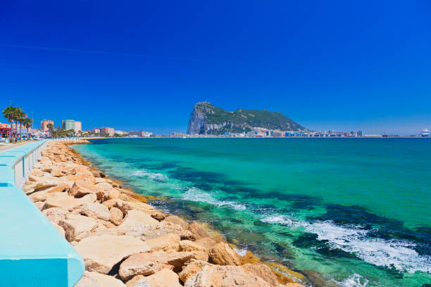 istock Panoramic view of Gibraltar, Europe 1488148306