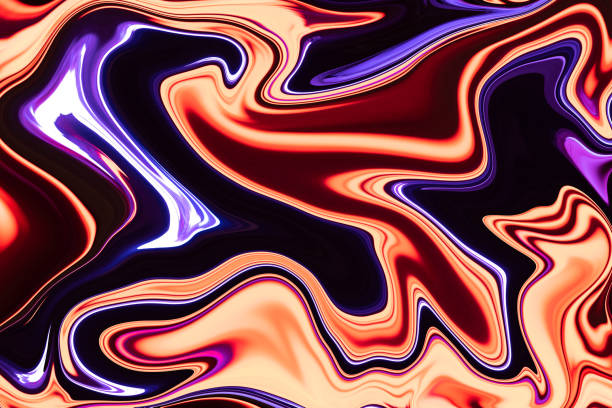 istock Abstract neon colors surface texture. Trendy abstract background. 1488148395