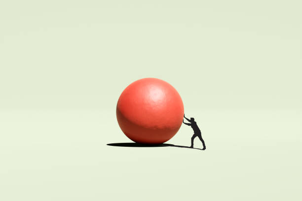 istock Power, strength, struggle, endurance and performance. Business workload and challenge. 1488161033
