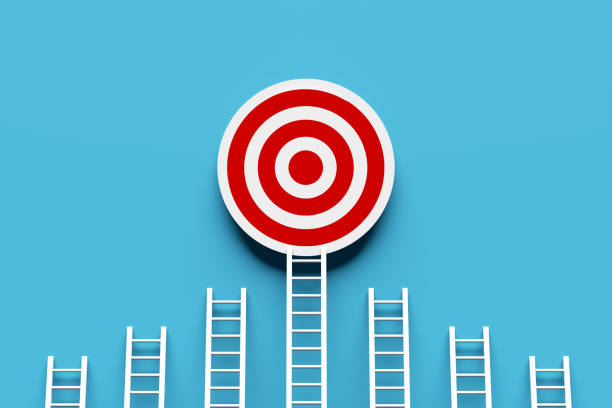 istock Most successful and efficient way to achieve the target goals. Challenge and competition in achieving goals or objectives. 1488161276