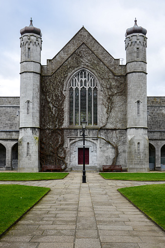 Building exterior on the University of Galway campus in Ireland