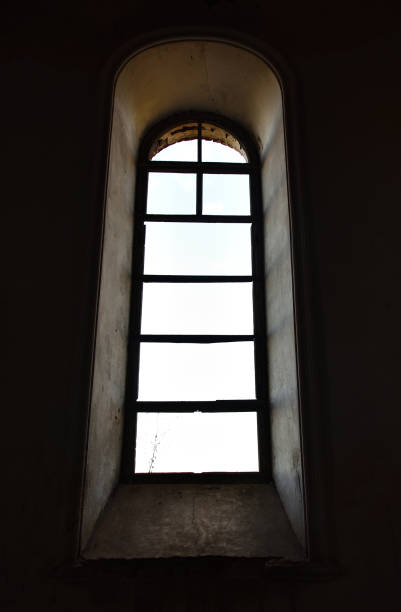istock window arch in an abandoned temple 1488180197