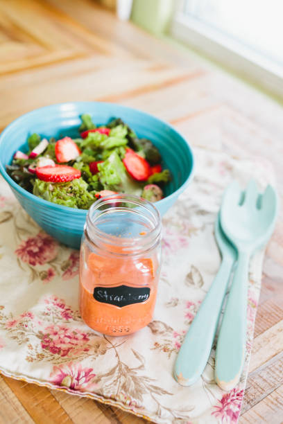 istock Strawberry Vinaigrette and Salad 1488188431