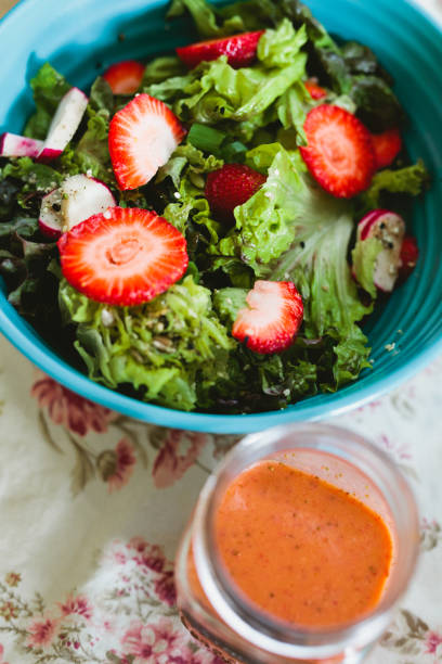 istock Strawberry Vinaigrette and Salad 1488188435