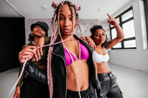 istock Portrait of diverse dancers in studio. 1488212475