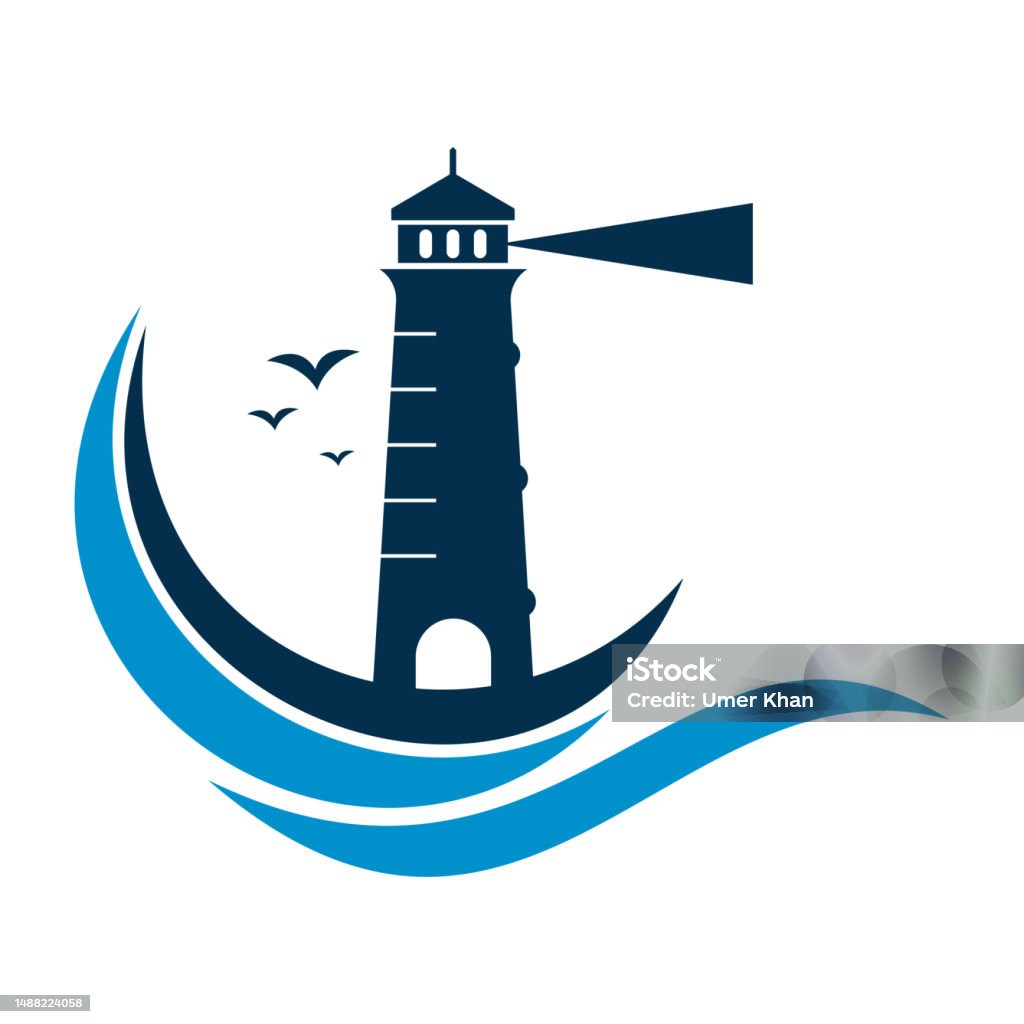 Lighthouse Abstract Logo Lighthouse Vector Logo Design Stock Illustration - Download Image Now ...