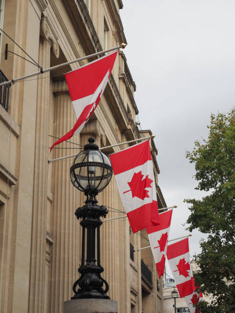 istock Canadian flag of Canada 1488228123