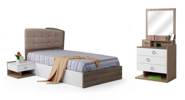 istock Teen bed , bed , single bed 1488229878