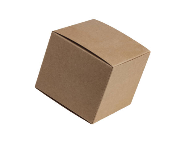 istock layout of a square cardboard packaging box, isolate on a white background 1488231620