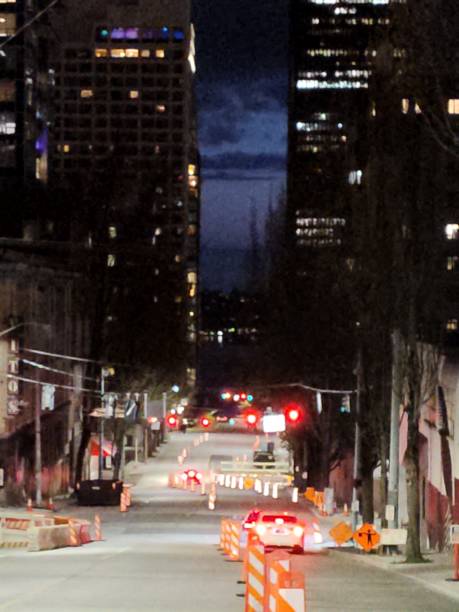 Dusk in Seattle WA