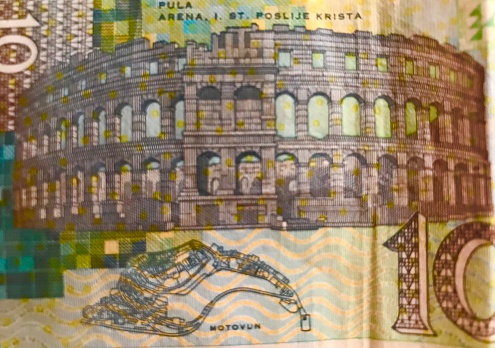 10 Croatia Kuna bank note
