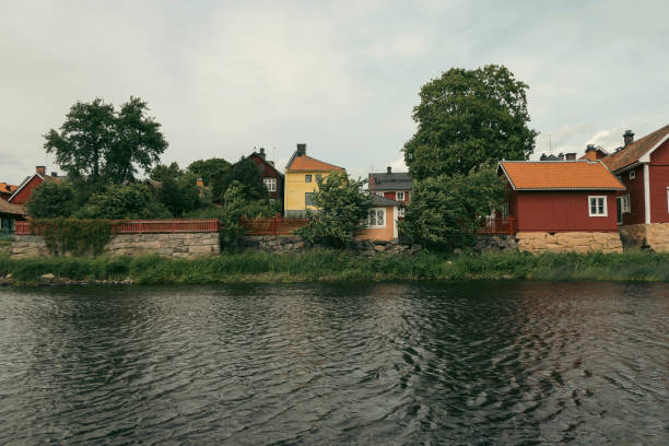Free Stock Photo of Aerial View of House on River | Download Free ...