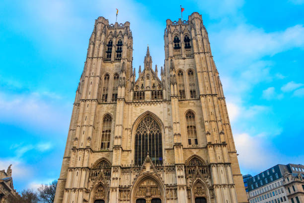 istock St. Michael and St. Gudula Cathedral in Brussels,  Belgium 1488245940