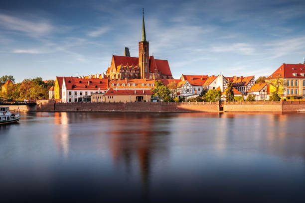istock Wroclaw Cathedral at the river 1488248151