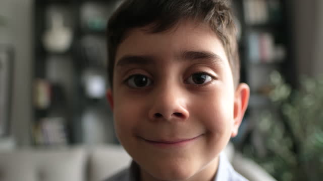 Portrait of a happy boy smiling