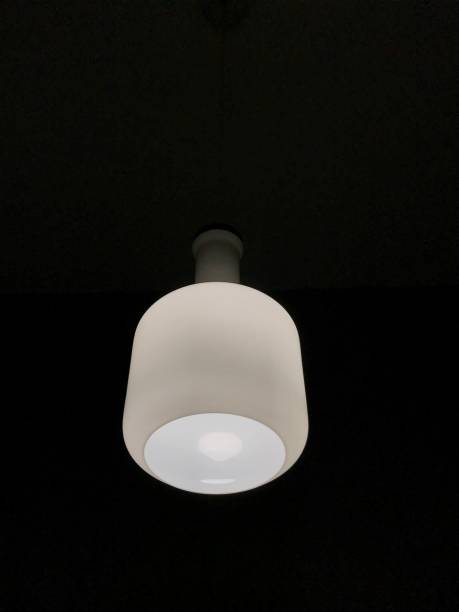 istock Cozy lamp in the darkroom 1488257810