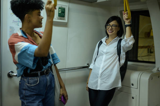 istock Passengers in the driverless metro 1488260318