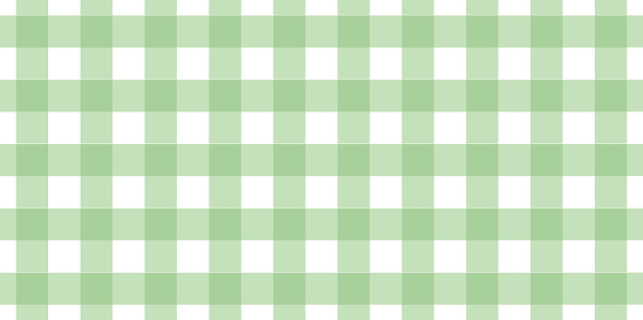 Checkered background of stripes in greenand white color.