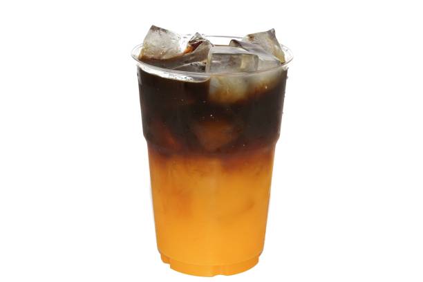 istock The orange juice with hot espresso. 1488280680