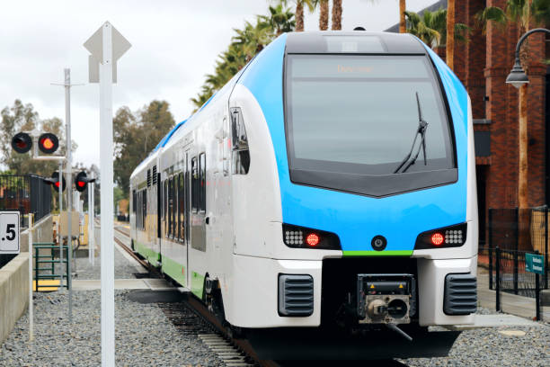 istock Metrolink Arrow Line Train - Redlands Train Station 1488284030