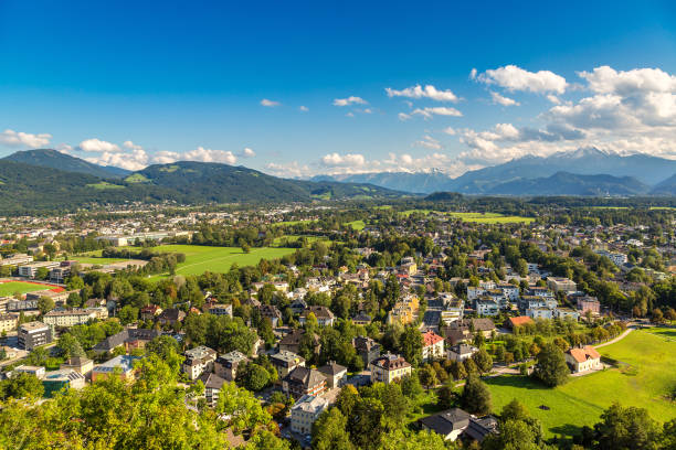 istock Panoramic view of Salzburg 1488285538