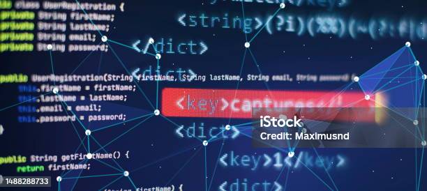 Monitor Closeup Of Function Source Code Abstract It Technology ...