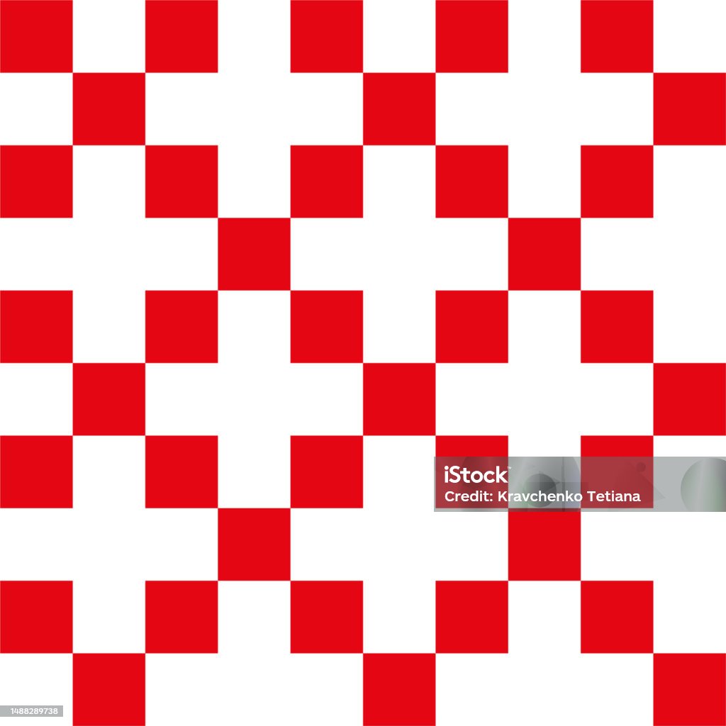 Crossover Redvector Repeatable Tileable White Cross Over Red Pattern Background Vector ...