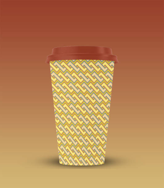 istock Simply minimalist coffee or tea paper cup mockup. 1488292447