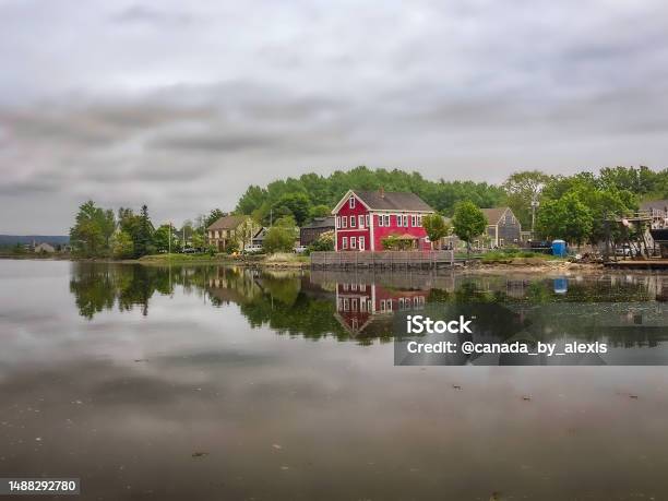 Annapolis Royal Reflection Stock Photo - Download Image Now - Nova Scotia, Community, Coastline