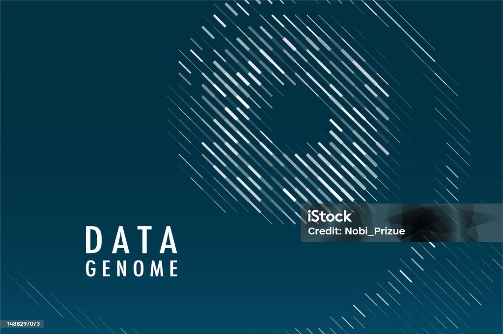 Big Genomic Data Visualization Stock Illustration - Download Image Now ...