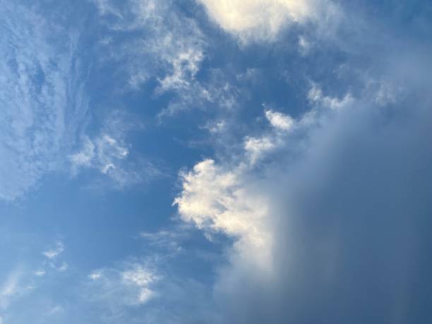 istock Blue sky background with clouds in the afternoon- 1488298400