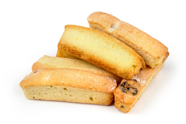 istock Sweet bread with raisins on a white background. 1488301292