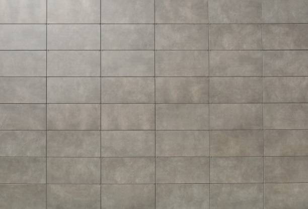 istock Elegant gray stone tiles for ventilated facade cladding. 1488310859