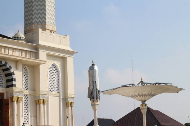 istock Giant umbrella for madaniyah mosque, Indonesia 1488319934