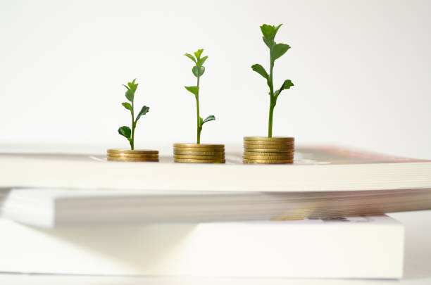 istock Group of coin in saving money. 1488322702