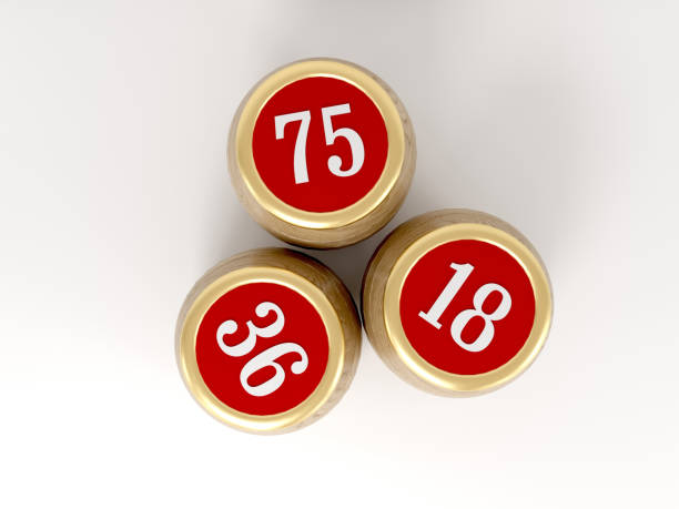 Lotto game wooden kegs.