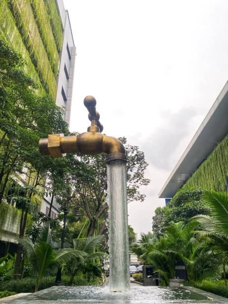 istock Magic Faucet Fountain in Indonesia 1488328381