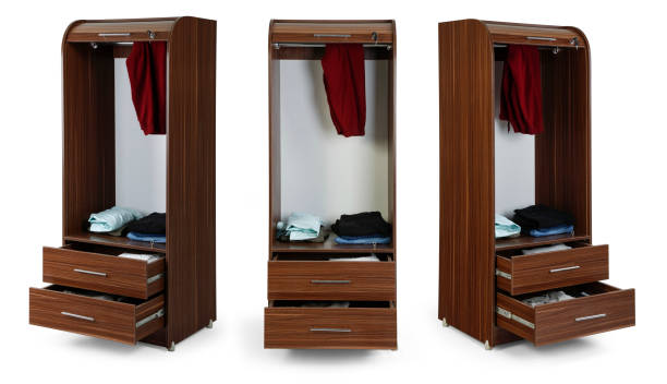 istock wooden wardrobe , cabinet , Closet 1488329715
