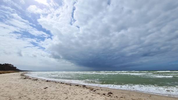istock Dramatic cloudscape over the Baltic Sea at Prerow 