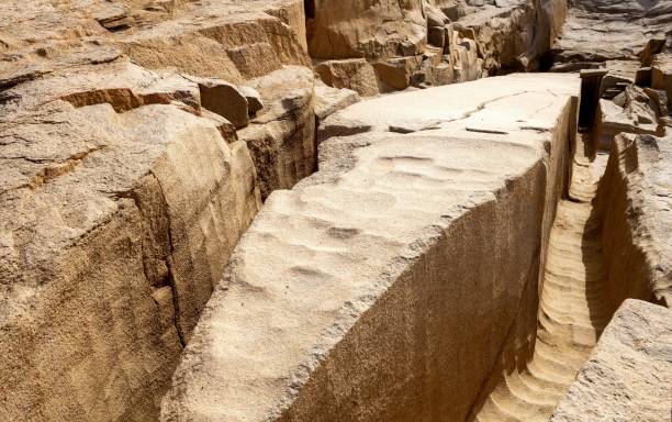 istock Unfinished obelisk in quarry in Aswan, Egypt 1488330642