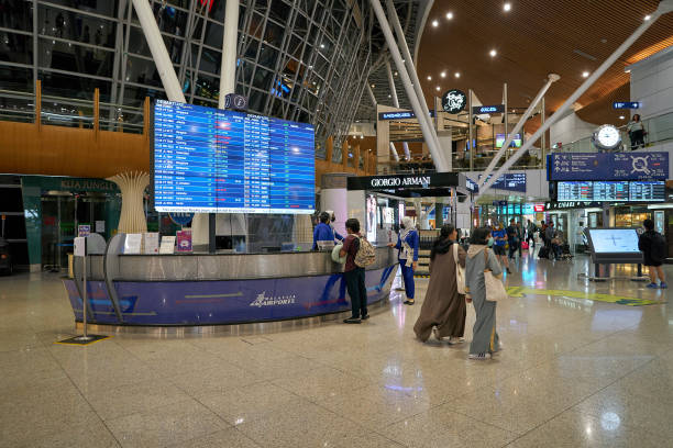 Kuala Lumpur International Airport stock photo