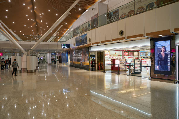 Kuala Lumpur International Airport stock photo