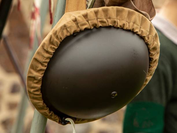 istock WWII Soldier Helmet. 1488344381