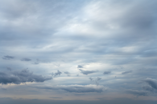 Cirrocumulus clouds Washington State Evening Pacific Northwest
