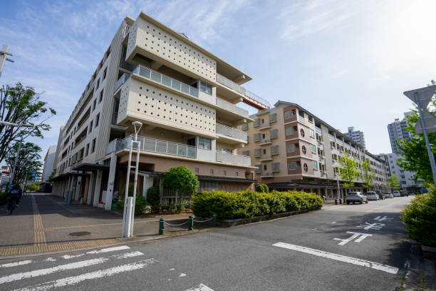 istock Modern high rise residential apartment 1488353141