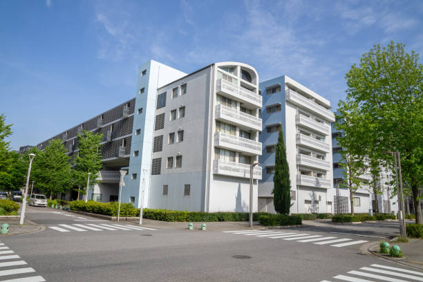 istock Modern high rise residential apartment 1488353154