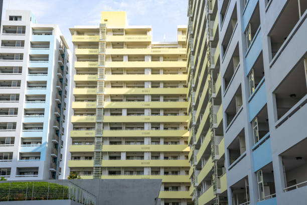 istock Modern high rise residential apartment 1488353466