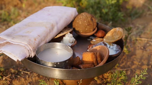 istock Typical indian food from Jaipur. Thali rajasthani 1488355612